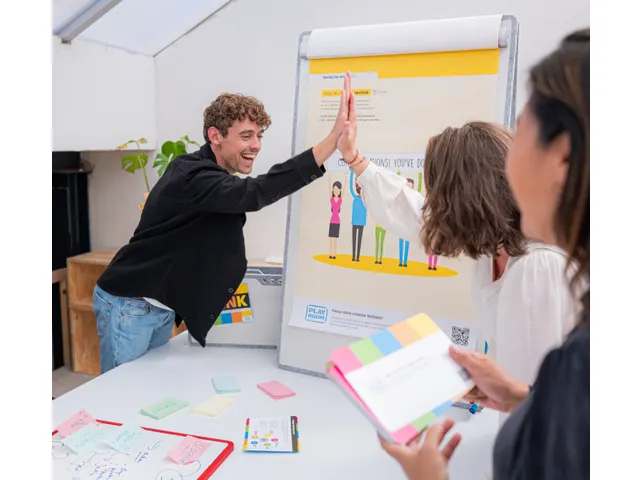 PLAYROOM Playboard draagbaar whiteboard M 75x118cm Grijs