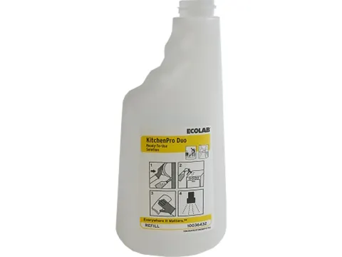Ecolab voorbedrukte Flacon Kitchen Pro Duo 650ml excl. sproeikop 6 st.