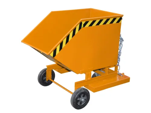 Kiepbak 990x820x1110mm 250l M. Wielen Vorksloffen Ral 2000