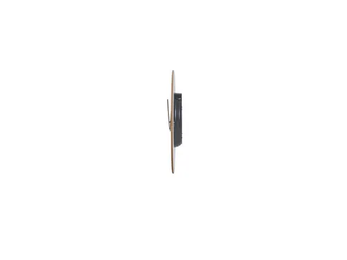 Hormilena wandklok wit met houten wijzers 30 cm.