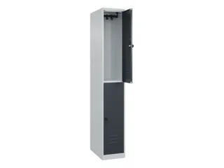 dubbeldekse locker,HxBxD 1850x300x500mm,1x2vak.,vak B 300mm - 2