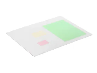 Schrijfonderlegger Transparant 530x400mm med siergroef PP - 1
