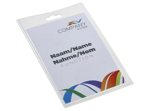 Badge - pashouder Europel gesloten 60x90mm