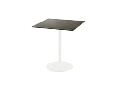 bistrotafel,HxBxD 730x700x700mm,rechthoekig,schotelvoet wit