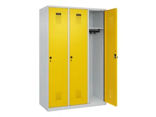 locker,HxBxD 1850x1200x500mm,3vak,vak B 400mm,draaigrendel - 2