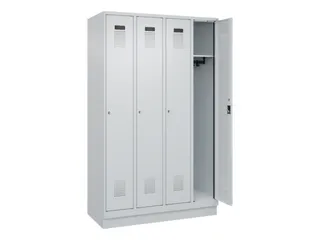 locker,HxBxD 1950x1200x500mm,4vak,vak B 300mm,cil.-slot,sokkel - 2