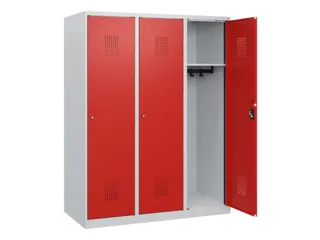 schoollocker,HxBxD 1530x1200x500mm,3vak,vak B 400mm,cil.-slot - 1