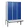 locker met bank,HxBxD 1950x1200x815mm,3vak,vak B 400mm,cil.-slot