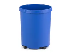Ronde Papierbak 50 Liter Blauw