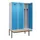 locker met bank,voor scheiding van kleding,HxBxD 2120x1200x815mm,3vak