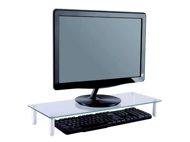 Réhausseur d'écran Neomounts Monitor10 transparent