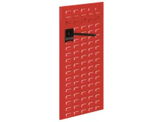 Gesleufde Plaat Staal Hxb 1000x450mm Staand Ral 3020 Verkeersrood - 2