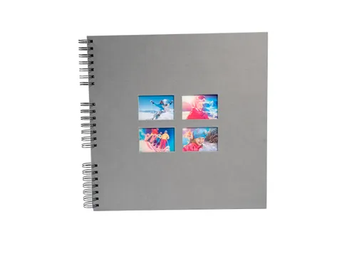 Fotoal Spir 60pZwrt 32x32cm MILANO Grijs