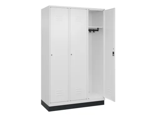 locker,HxBxD 1950x1200x500mm,3vak,vak B 400mm,cil.-slot,sokkel