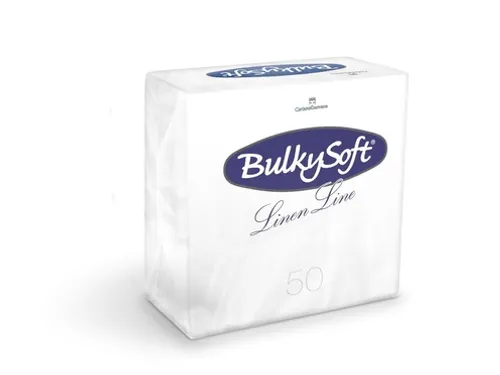 BulkySoft Servetten Wit Airlaid 1laags 40x40cm 1000 Stuks