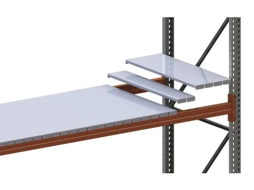 legbord van plaatstaal,v. palletstelling,BxD 2700x800mm,vakl. 2700kg