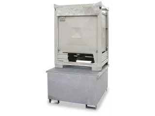 Opvangbak 1x Ibc Opvangvol. 1000l Staal 795x1300x1360mm Verzinkt - 2