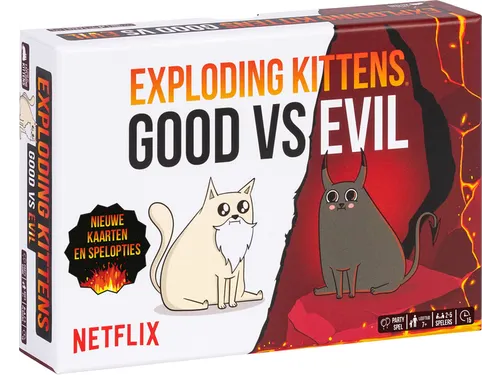 Kaartspel Exploding Kittens Good vs. Evil 7+