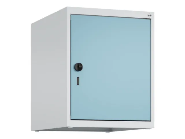 opzetkast,v. locker,1vak.,vak B 400mm,HxBxD 500x400x500mm,draaigrendel