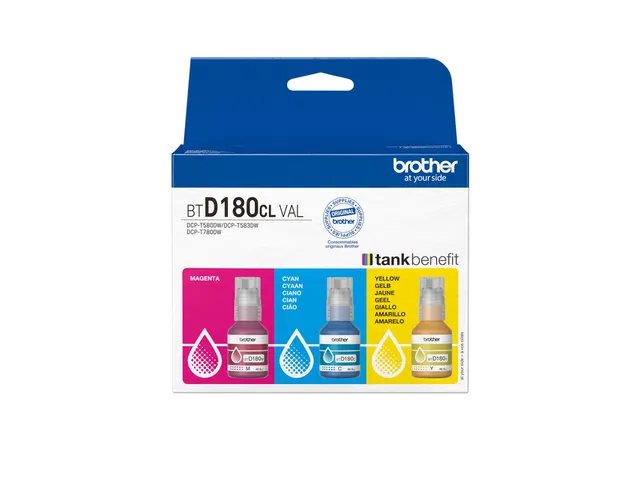 Brother BT-D180CL Inkt 3 Kleuren Navulinkt Origineel