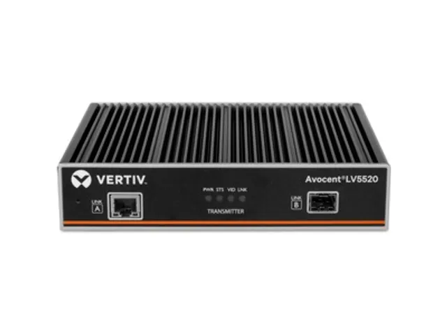 Vertiv Avocent LV5520T, Zender, Bedraad, 4000 m, Fiber, Cat5e, Cat6e,