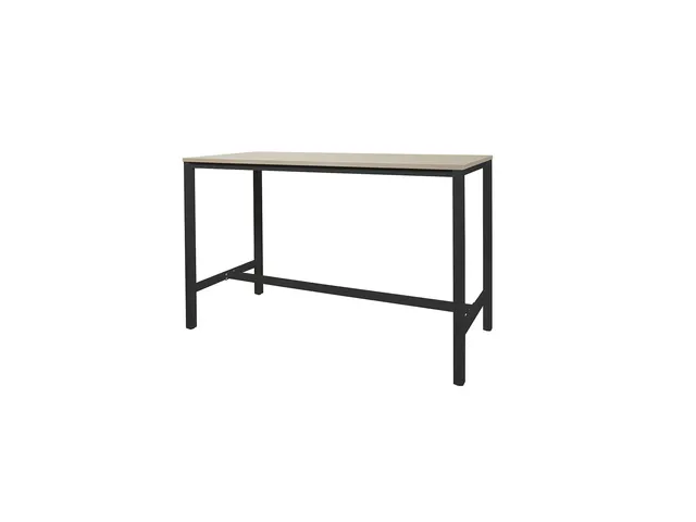 Domino Basic Statafel 160x80x110cm Lindberg Eiken Onderstel Zwart