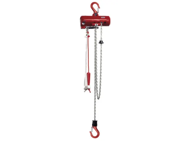 Persluchtkettinglier Draagvermogen 0.5t Met Kettingbesturing