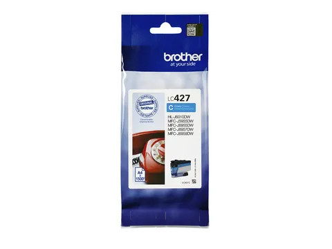 Inktcartridge Brother LC-427C blauw