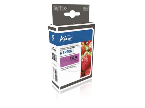 Astar Epson 202XL T02H3 XP-serie inkt Magenta HC Rebuilt 650 pagina's