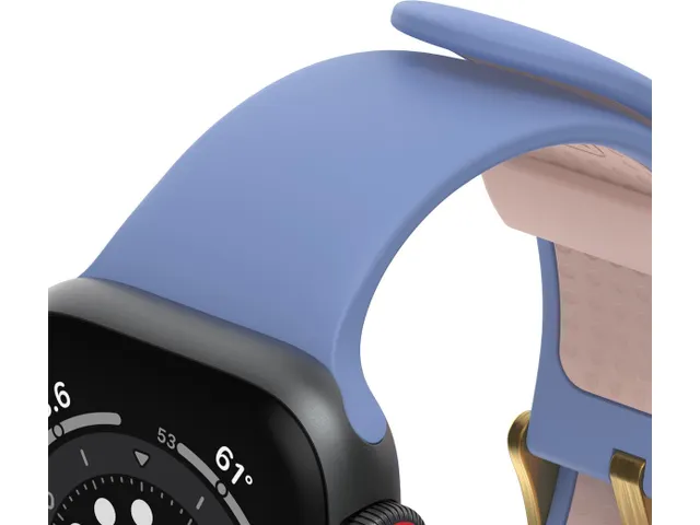 OtterBox Band Apple Watch 44/45/46mm antimicrobieel jeansblauw roze