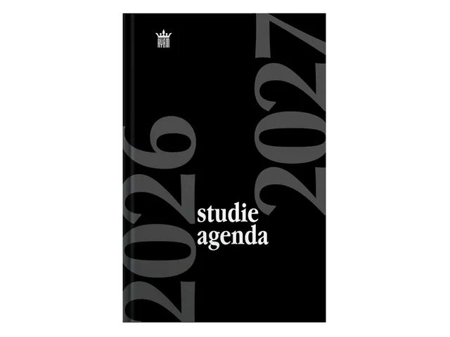 Schoolagenda 2026-2027 Ryam Studie 7dagen/2pagina's zwart