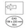 Envelop Hermes 156x220mm venster links 40x110mm zelfklevend 50st