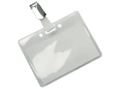 Badge Europel met strip en clip 90x60mm