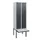locker met bank,HxBxD 1950x600x815mm,2vak,vak B 300mm,draaigrendel