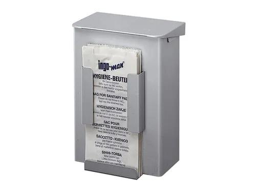 Hygiënebak 6 liter aluminium + zakjeshouder, AB 6 HB 1 A - ingo-man v