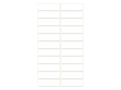 Etiket Avery Zweckform 3044 32x10mm wit 132 stuks