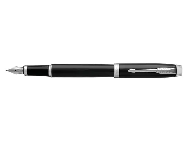 Vulpen Parker IM Black Lacquer CT Finish Fijn Blauwe inkt