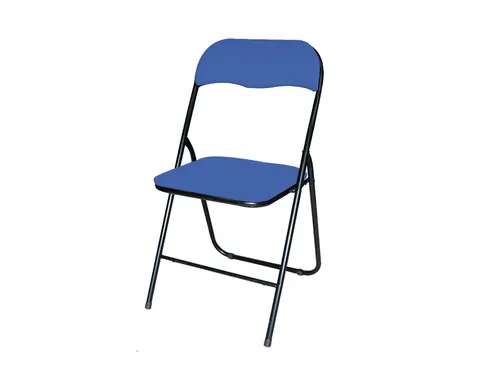 Klapstoel BRASQ FC100 blauw-zwart            