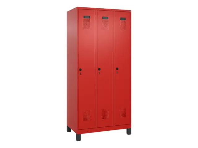 locker voor scheiding van kleding,HxBxD 1950x900x500mm,3vak