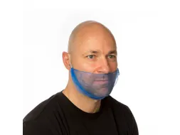 Micro mesh baardnet blauw zeer zacht 1 hoofdelastiek 300 stuks