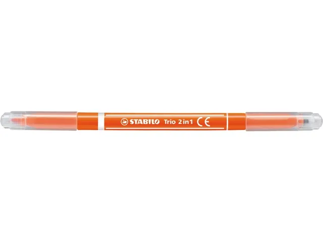 Viltstift Stabilo Trio Non Permanent 2 In 1 223/10 Stuks Assorti