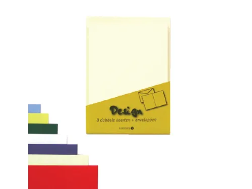 Envelop Papyrus Envelpack Design C6 114x162mm wit 894406 15 stuks