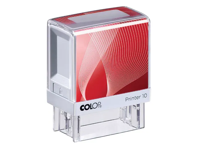 Tekststempel Colop Printer 10 +bon 3regels 27x10mm zwart