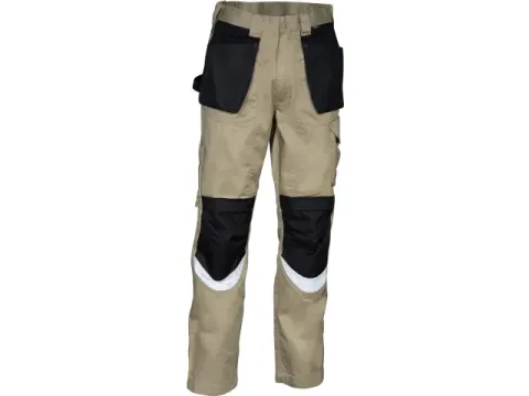 Cofra Bricklayer werkbroek, kakigroen/zwart, maat 50, per stuk