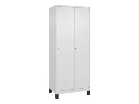 armoire vestiaire noir et blanc HxlxP 1950x800x500mm 2compart.