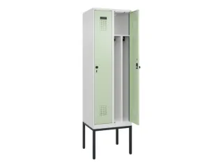 locker voor scheiding van kleding,HxBxD 2120x600x500mm,2vak - 1
