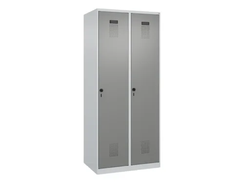 locker voor scheiding van kleding,HxBxD 1850x800x500mm,2vak