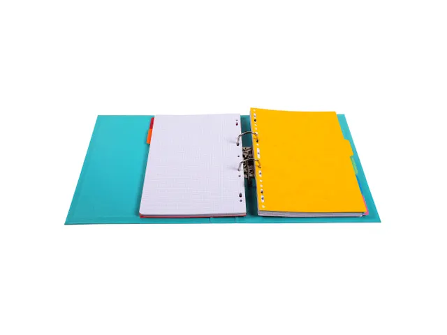 Classeur à levier PVC A4 dos de 50mm. - Couleurs assorties