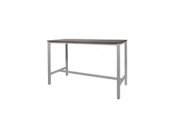Domino Basic Statafel 160x80x110cm Logan Eiken Aluminium