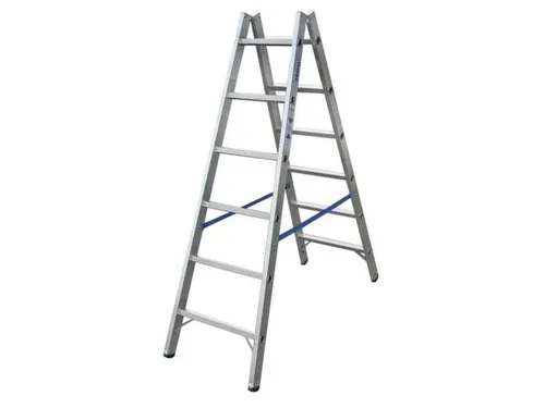 Bokladder Dubbelzijdig Aluminium 1.79m 2x6 Sporten Alu Scharnieren